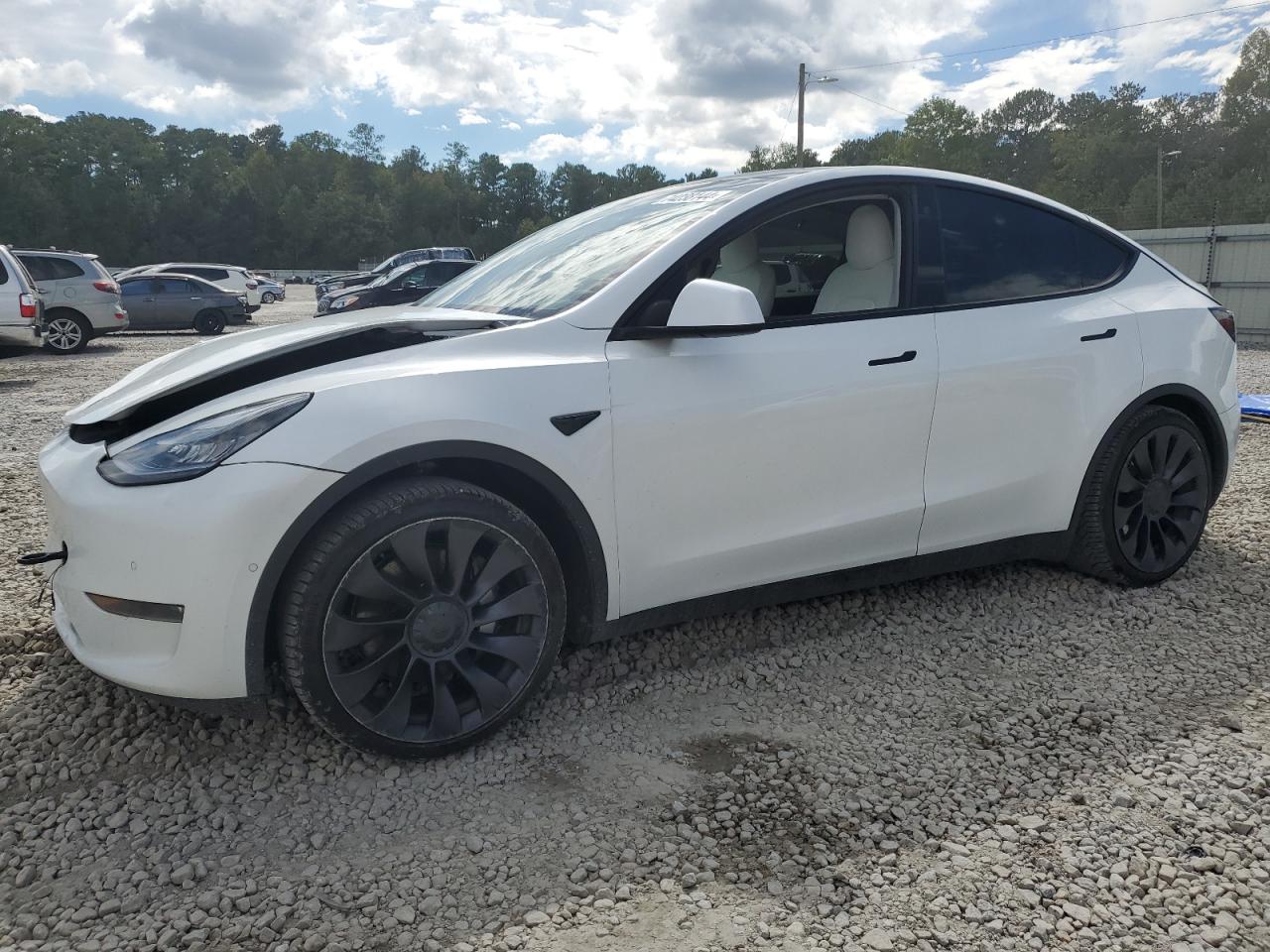 5YJYGDEE9MF085549 2021 TESLA MODEL Y - Image 1