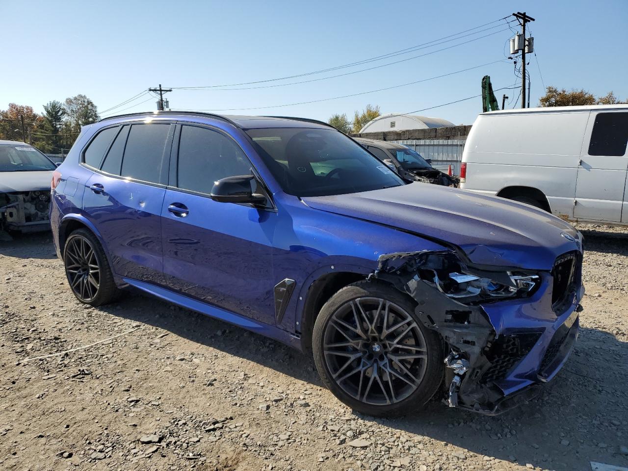 2021 BMW X5 M VIN: 5YMJU0C01M9F02693 Lot: 77037444