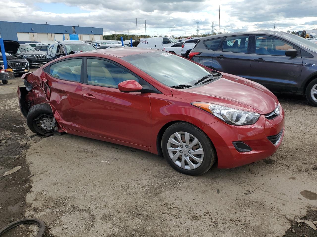 2012 Hyundai Elantra Gls VIN: KMHDH4AE7CU274249 Lot: 76284324