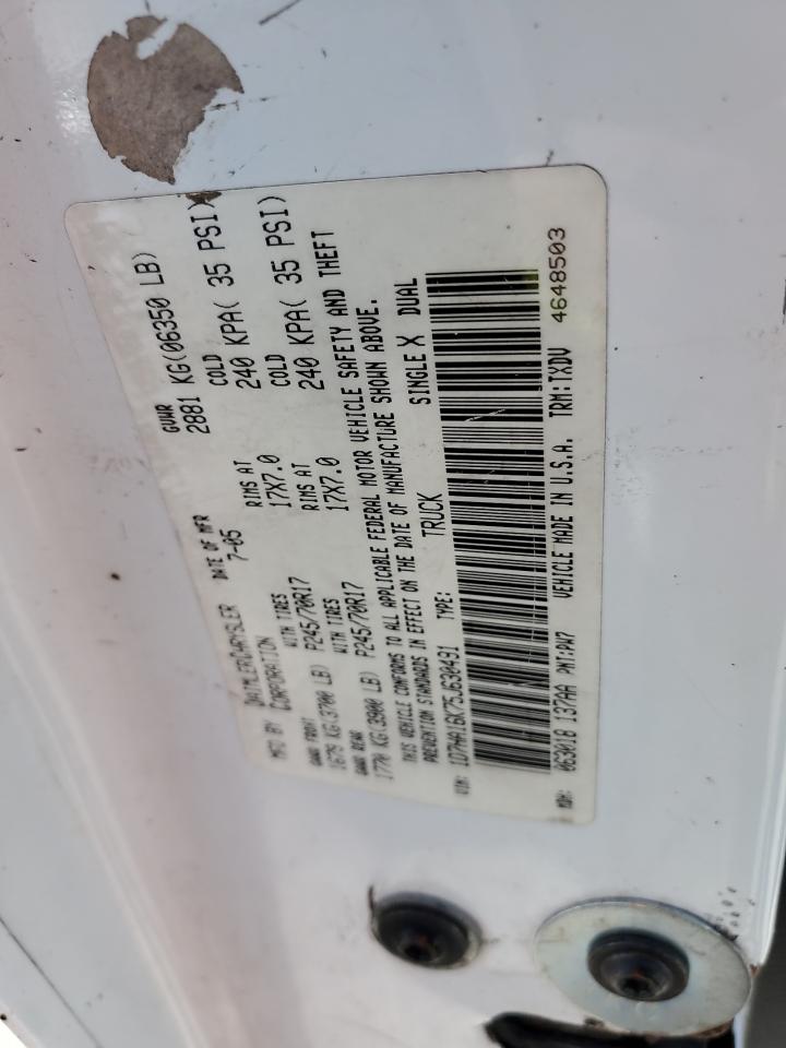 2005 Dodge Ram 1500 St VIN: 1D7HA16K75J630491 Lot: 77474344