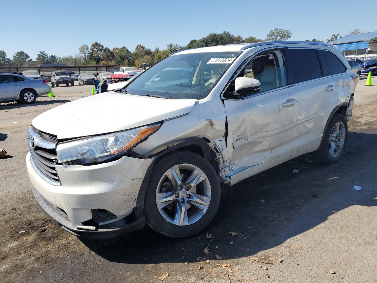 VIN 5TDYKRFH9ES011906 2014 TOYOTA HIGHLANDER no.1