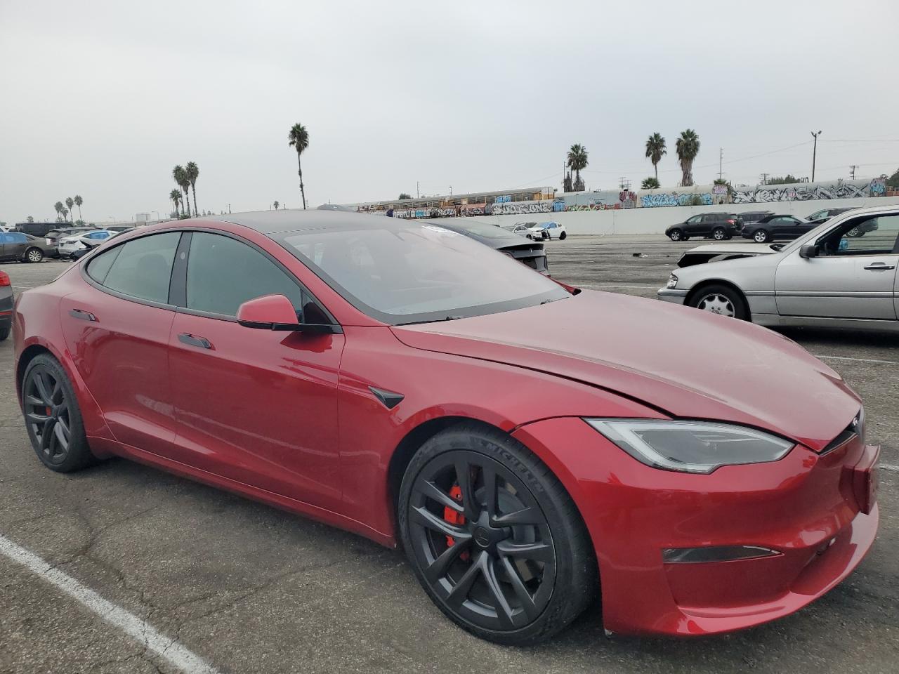 VIN 5YJSA1E67PF522807 2023 TESLA MODEL S no.4