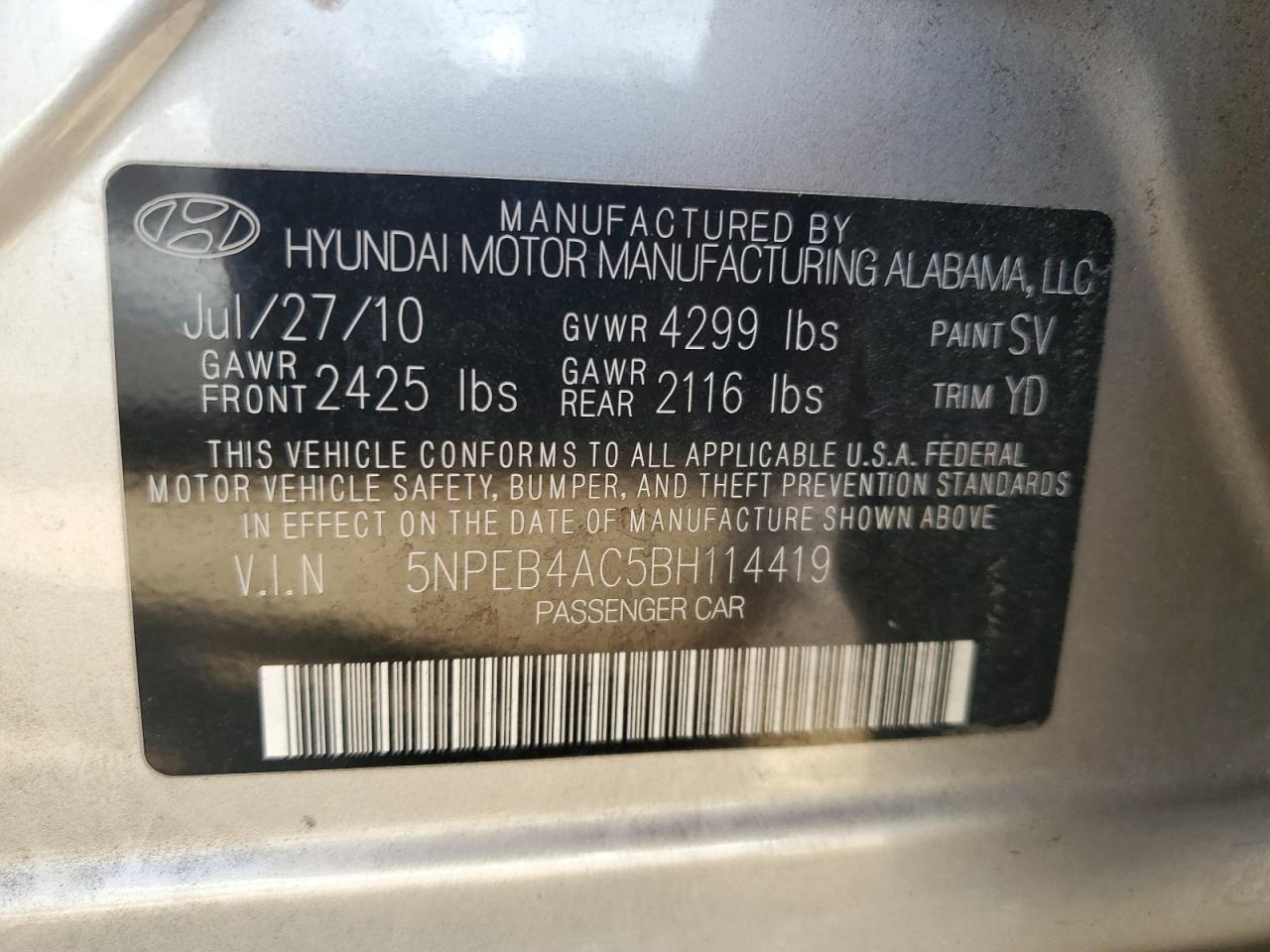 2011 Hyundai Sonata - Image 13
