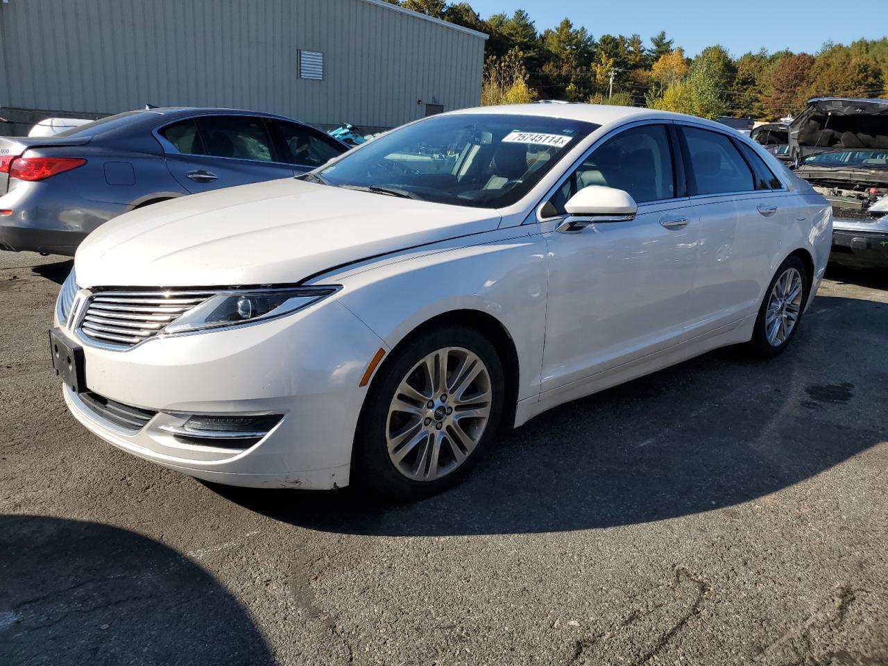 VIN 3LN6L2J99GR611449 2016 LINCOLN MKZ no.1