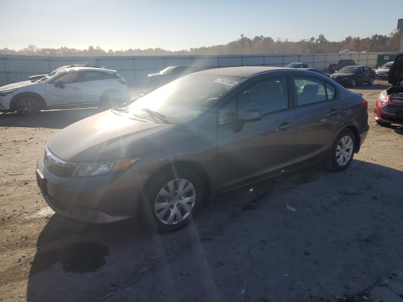 2012 Honda Civic Lx VIN: 2HGFB2F57CH509409 Lot: 77837334