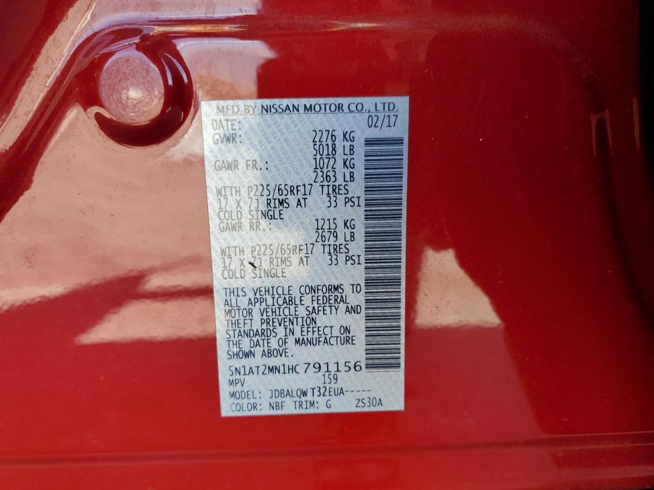 2017 Nissan Rogue - Image 15
