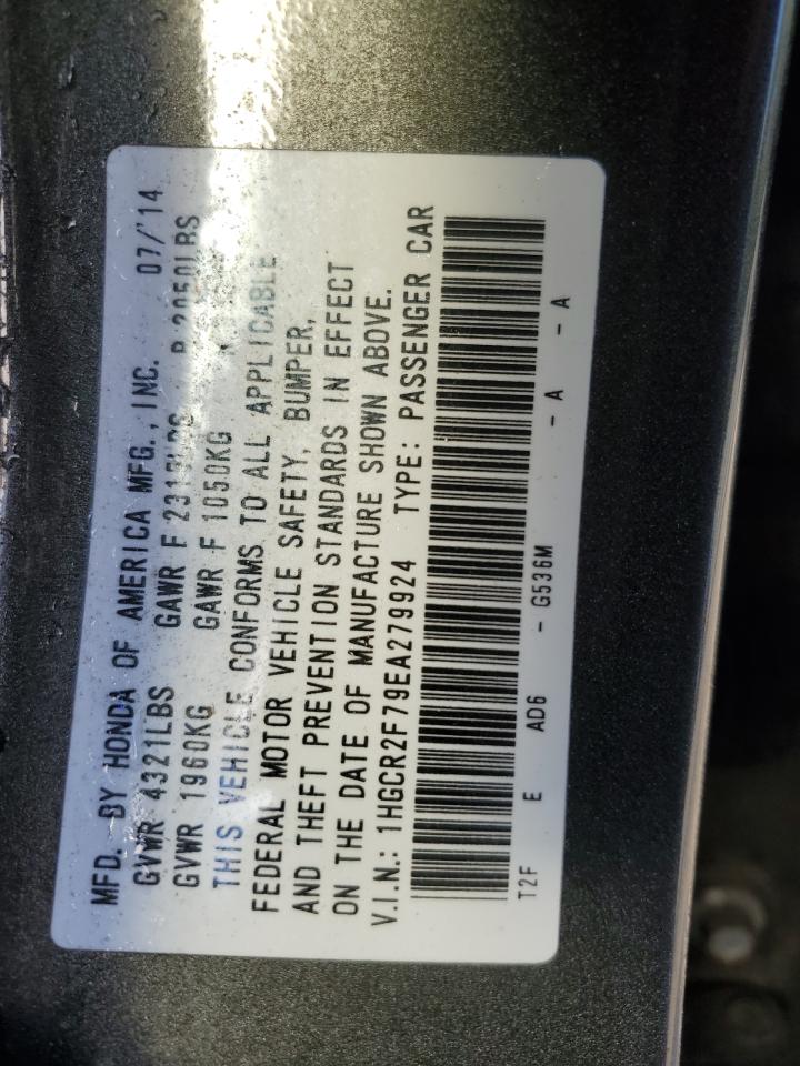 1HGCR2F79EA279924 2014 Honda Accord Ex