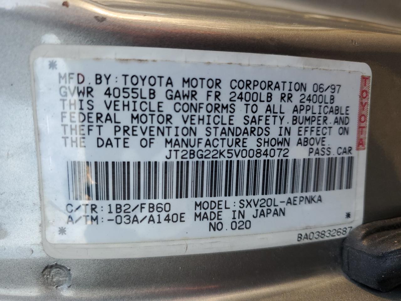 1997 Toyota Camry - Image 12
