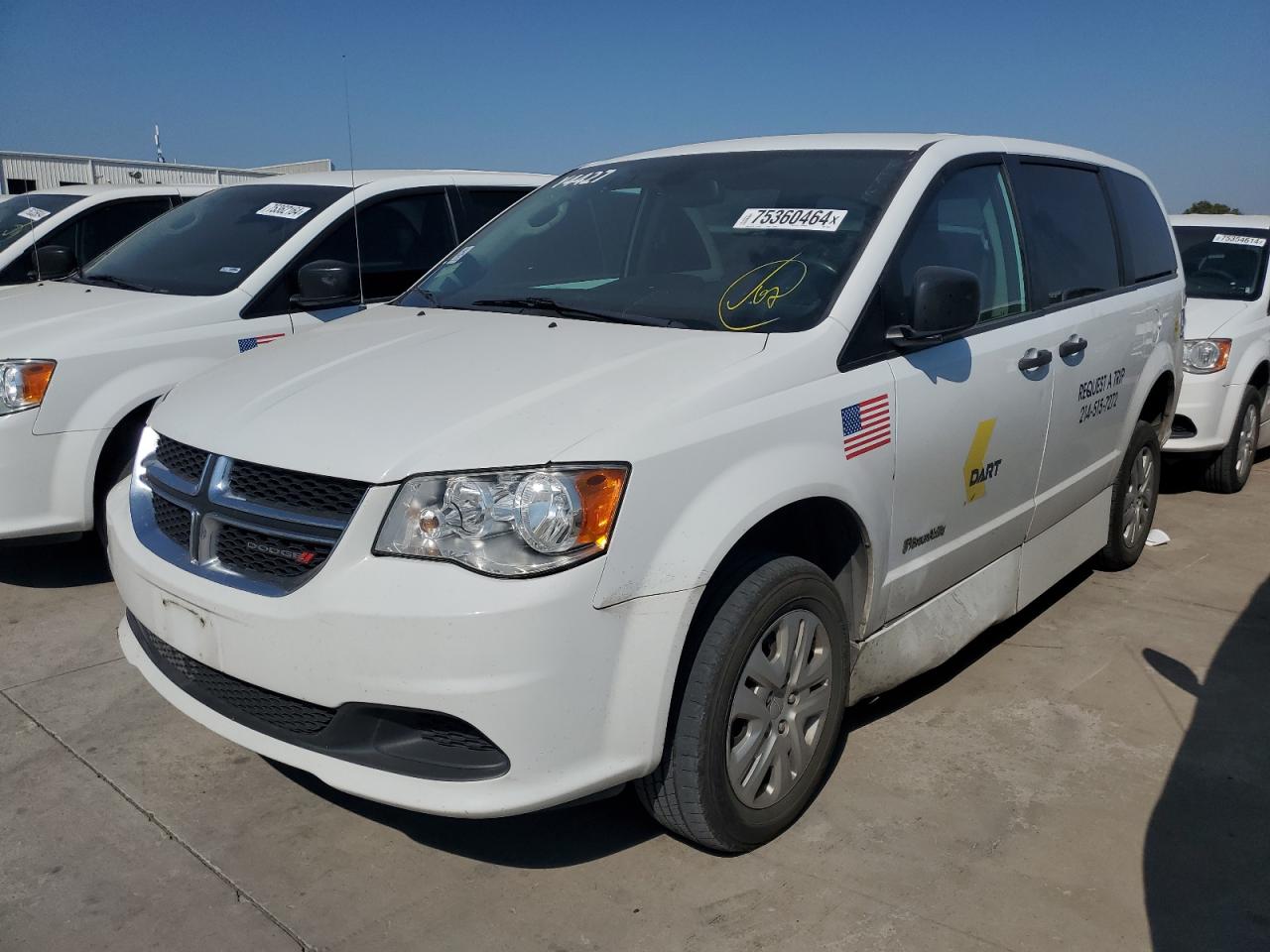 2019 Dodge Grand Caravan Se VIN: 2C7WDGBG5KR727048 Lot: 75360464