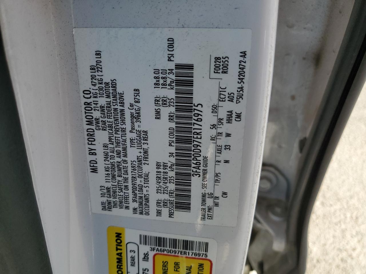 2014 Ford Fusion - Image 14