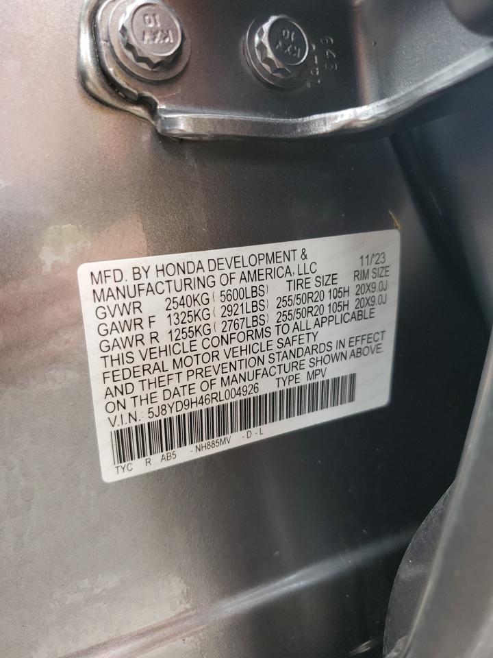 5J8YD9H46RL004926 2024 Acura Mdx Technology