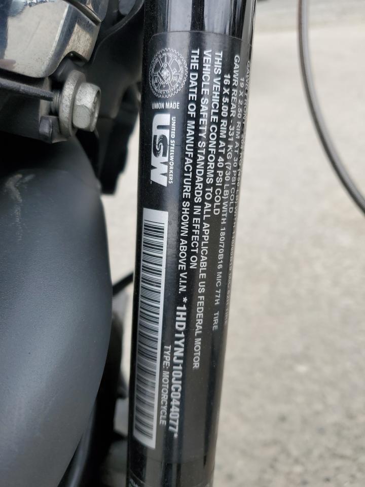 2018 Harley-Davidson Fxlr Low Rider VIN: 1HD1YNJ10JC044077 Lot: 75861734