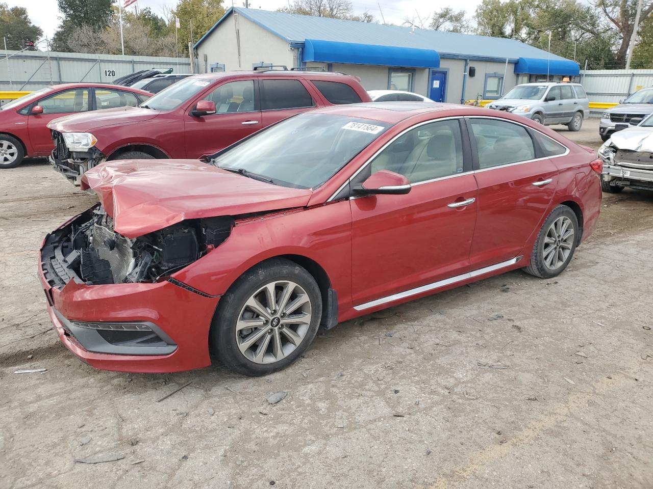 VIN 5NPE34AF0HH455193 2017 HYUNDAI SONATA no.1