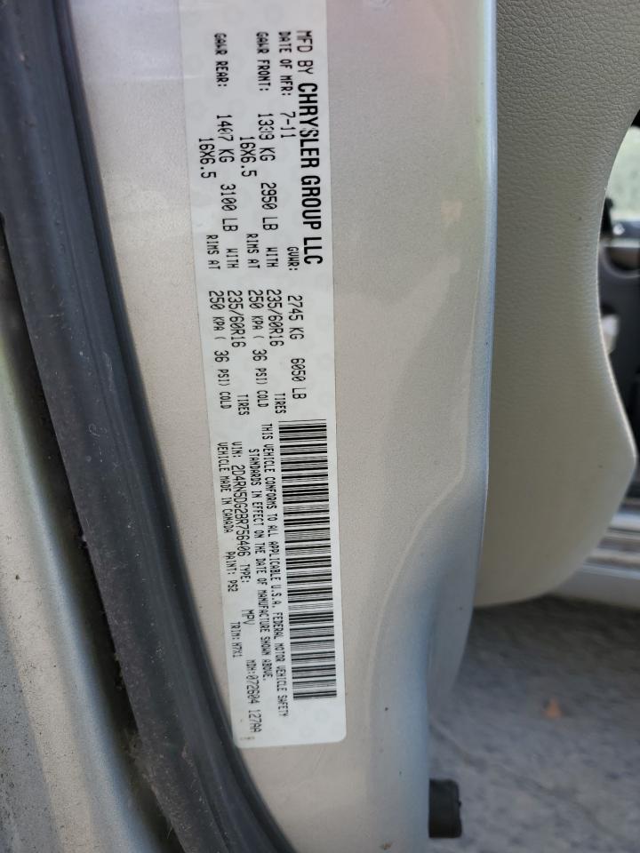 2011 Dodge Grand Caravan Crew VIN: 2D4RN5DG2BR756406 Lot: 54427445