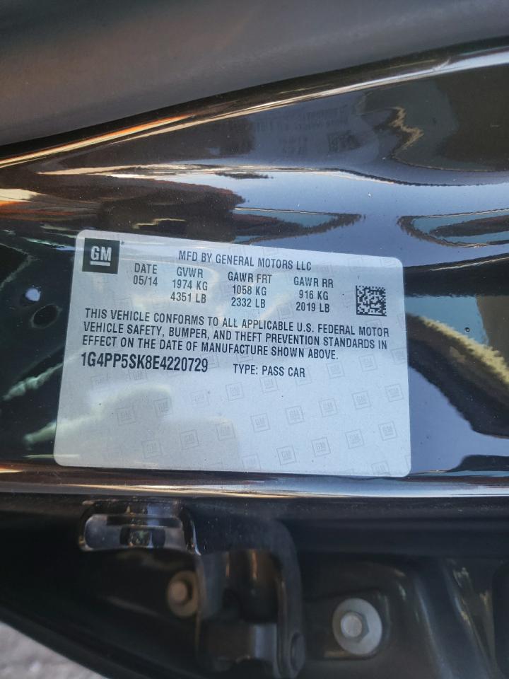 2014 Buick Verano VIN: 1G4PP5SK8E4220729 Lot: 78627474