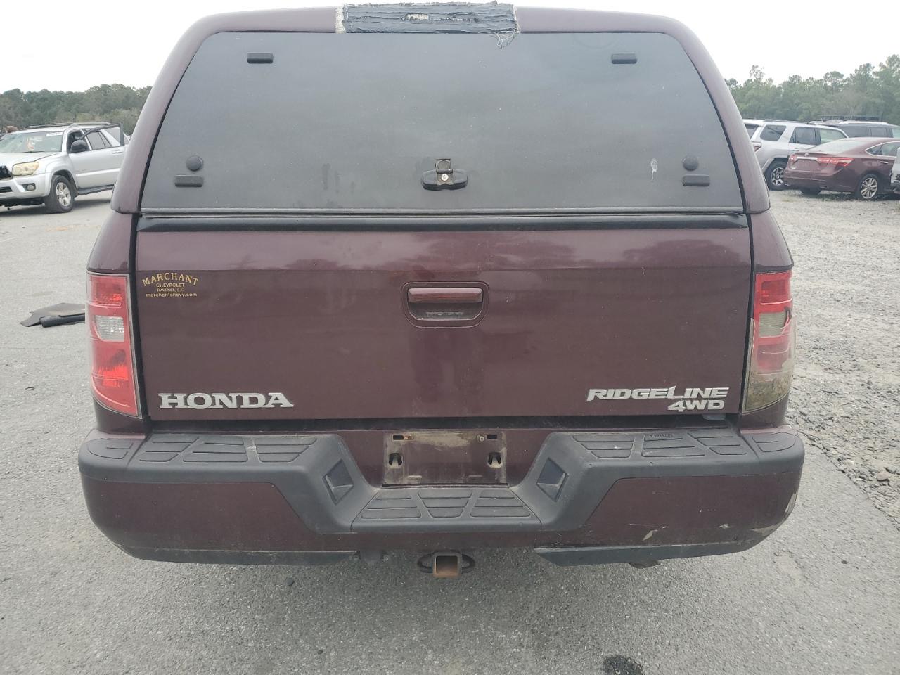 5FPYK1F58BB006887 2011 Honda Ridgeline Rtl