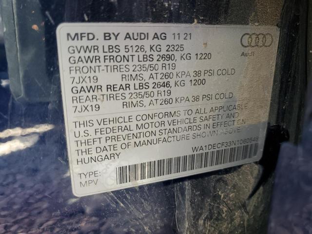 WA1DECF33N1060548 Audi Q3 PREMIUM 13