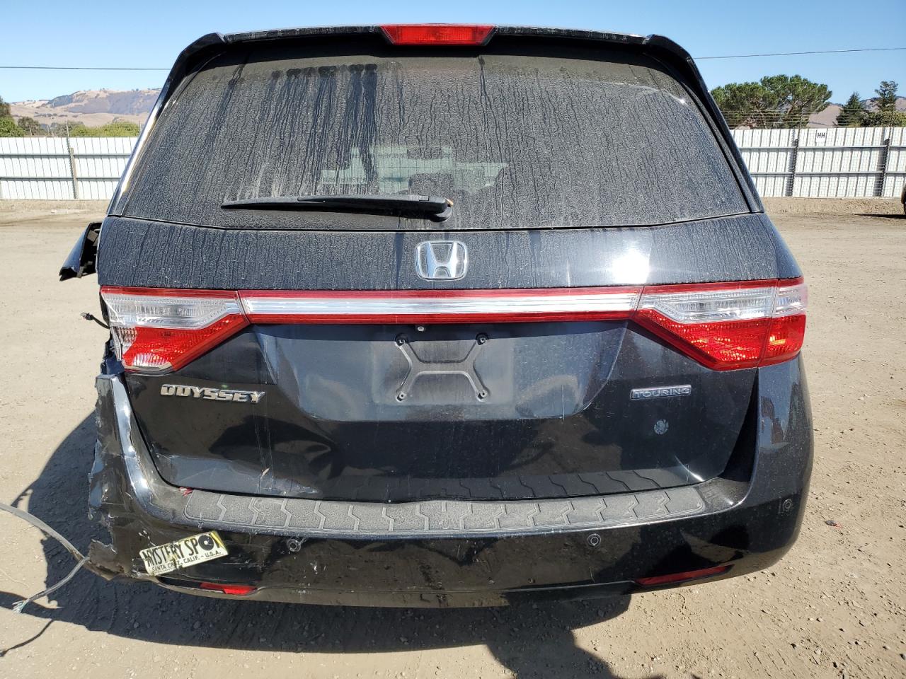2012 Honda Odyssey Touring VIN: 5FNRL5H99CB061304 Lot: 76624324