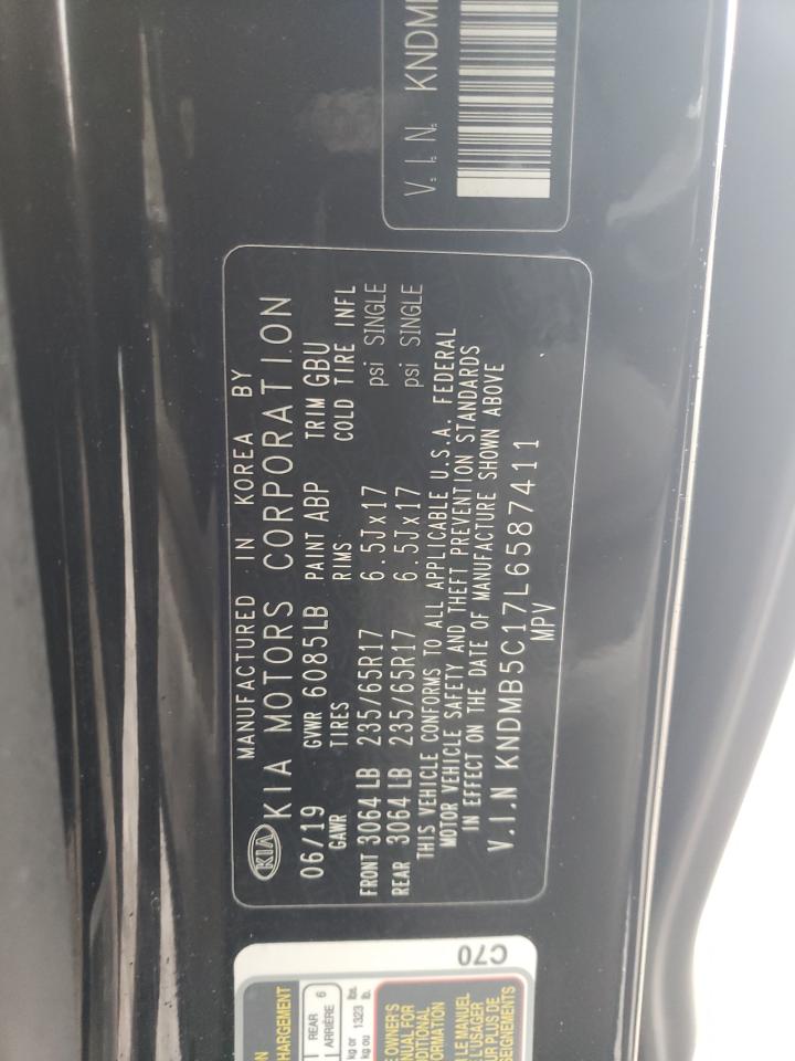 KNDMB5C17L6587411 2020 Kia Sedona Lx