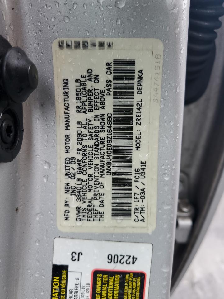 1NXBU40E09Z164690 2009 Toyota Corolla Base