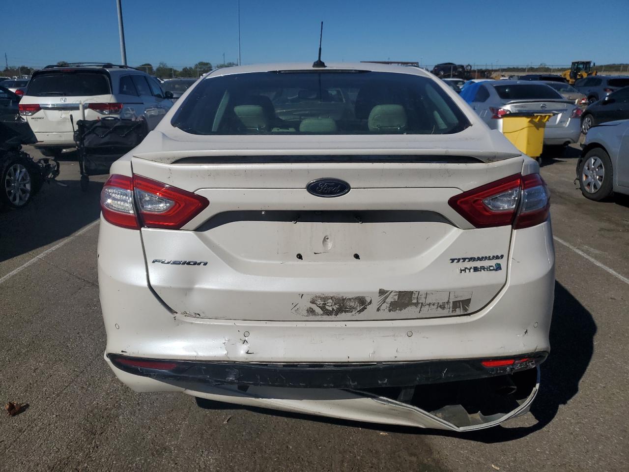 2016 Ford Fusion Titanium Hev VIN: 3FA6P0RU3GR125540 Lot: 74677404