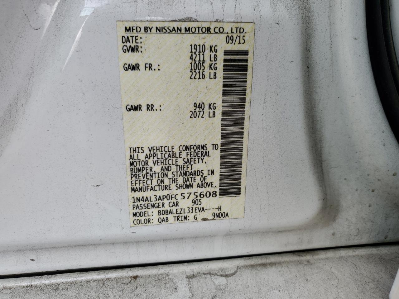 2015 Nissan Altima - Image 15