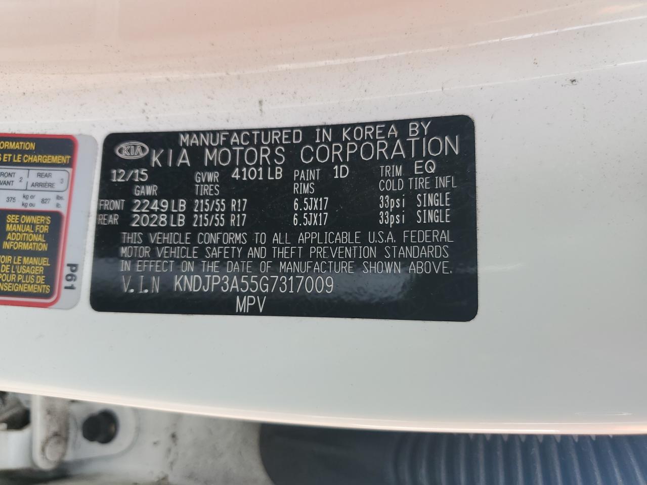 KNDJP3A55G7317009 2016 Kia Soul +