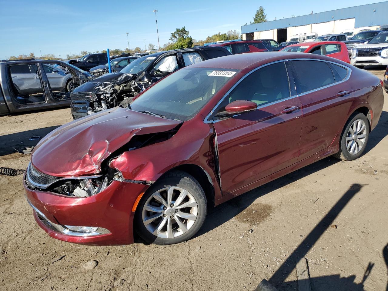 1C3CCCCB3FN760796 2015 Chrysler 200 C