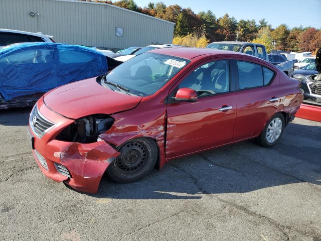 Sedans NISSAN VERSA 2012 Red