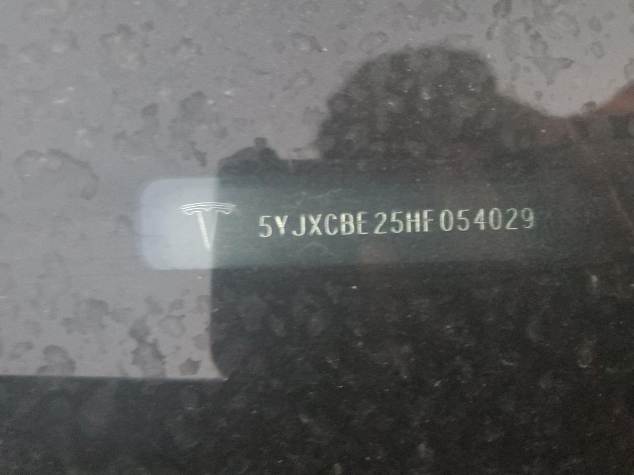 5YJXCBE25HF054029 2017 Tesla Model X