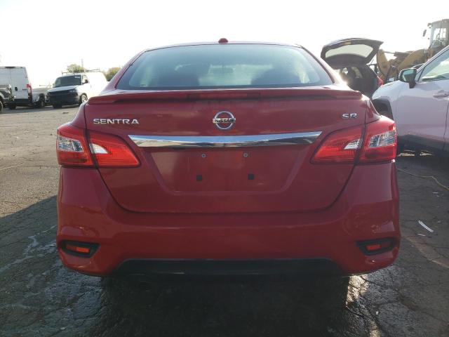  NISSAN SENTRA 2017 Czerwony