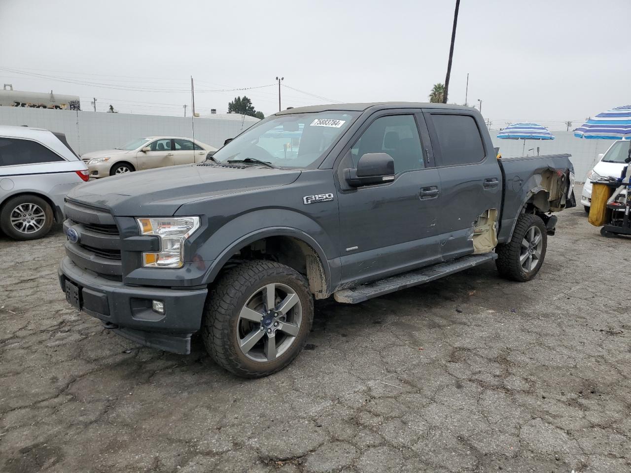 2017 Ford F150 Supercrew VIN: 1FTEW1EG3HKD33194 Lot: 75883784