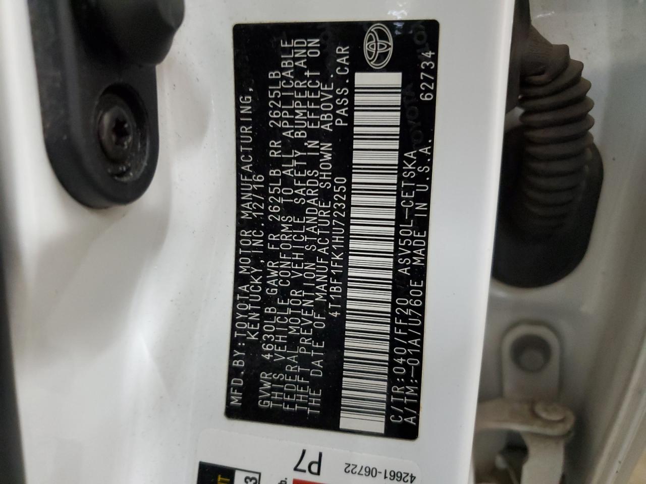 2017 Toyota Camry - Image 12