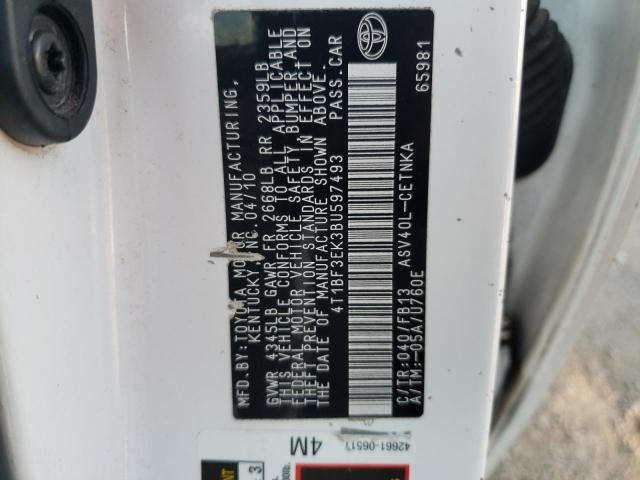 2011 TOYOTA CAMRY BASE