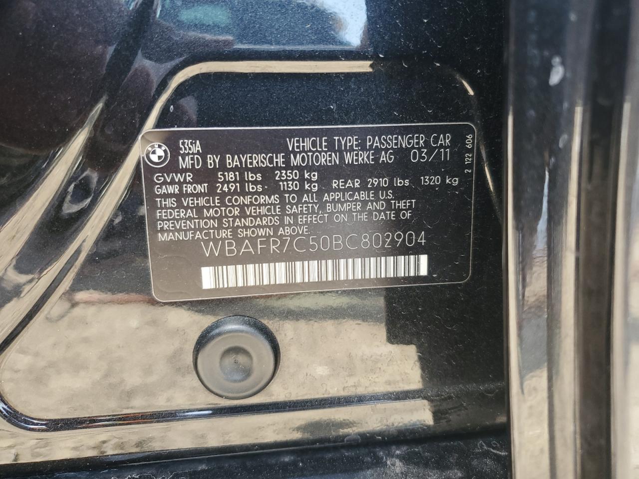 2011 BMW 5er - Image 12