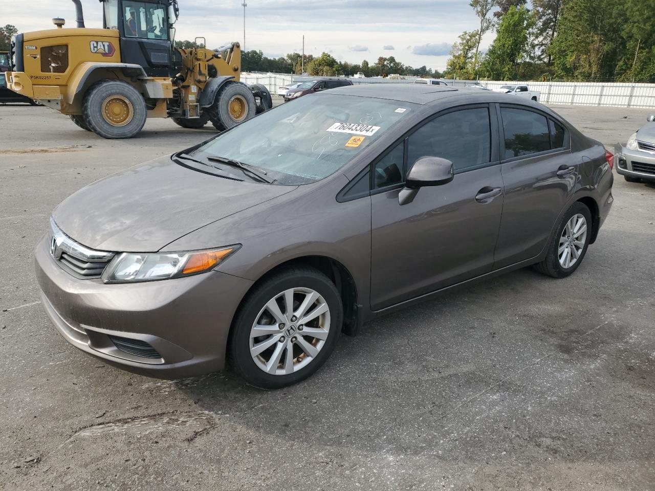 2012 Honda Civic Ex VIN: 2HGFB2F84CH589407 Lot: 76043304