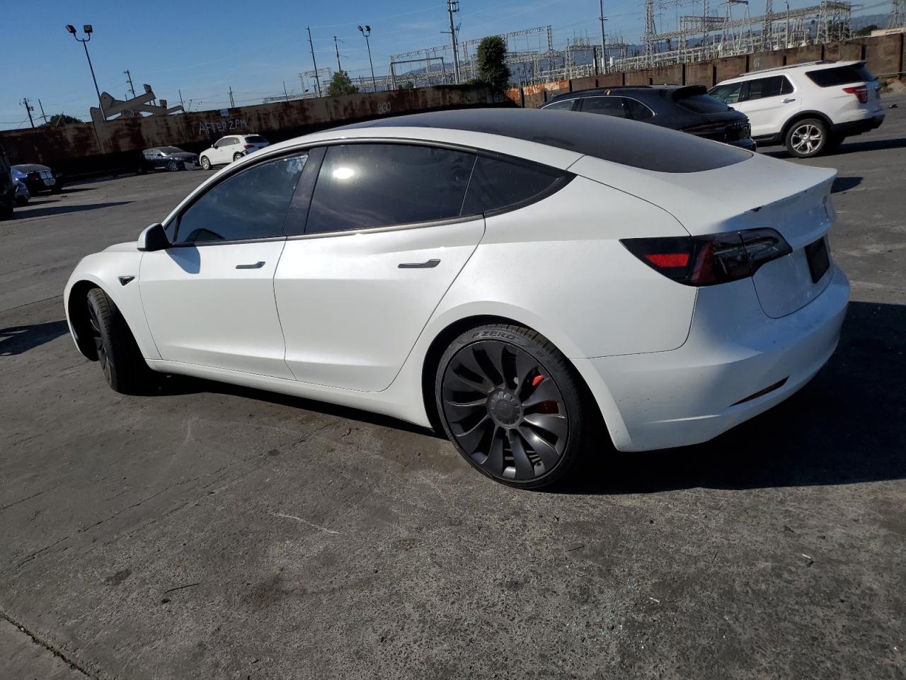 VIN 5YJ3E1EC0PF592583 2023 TESLA MODEL 3 no.2