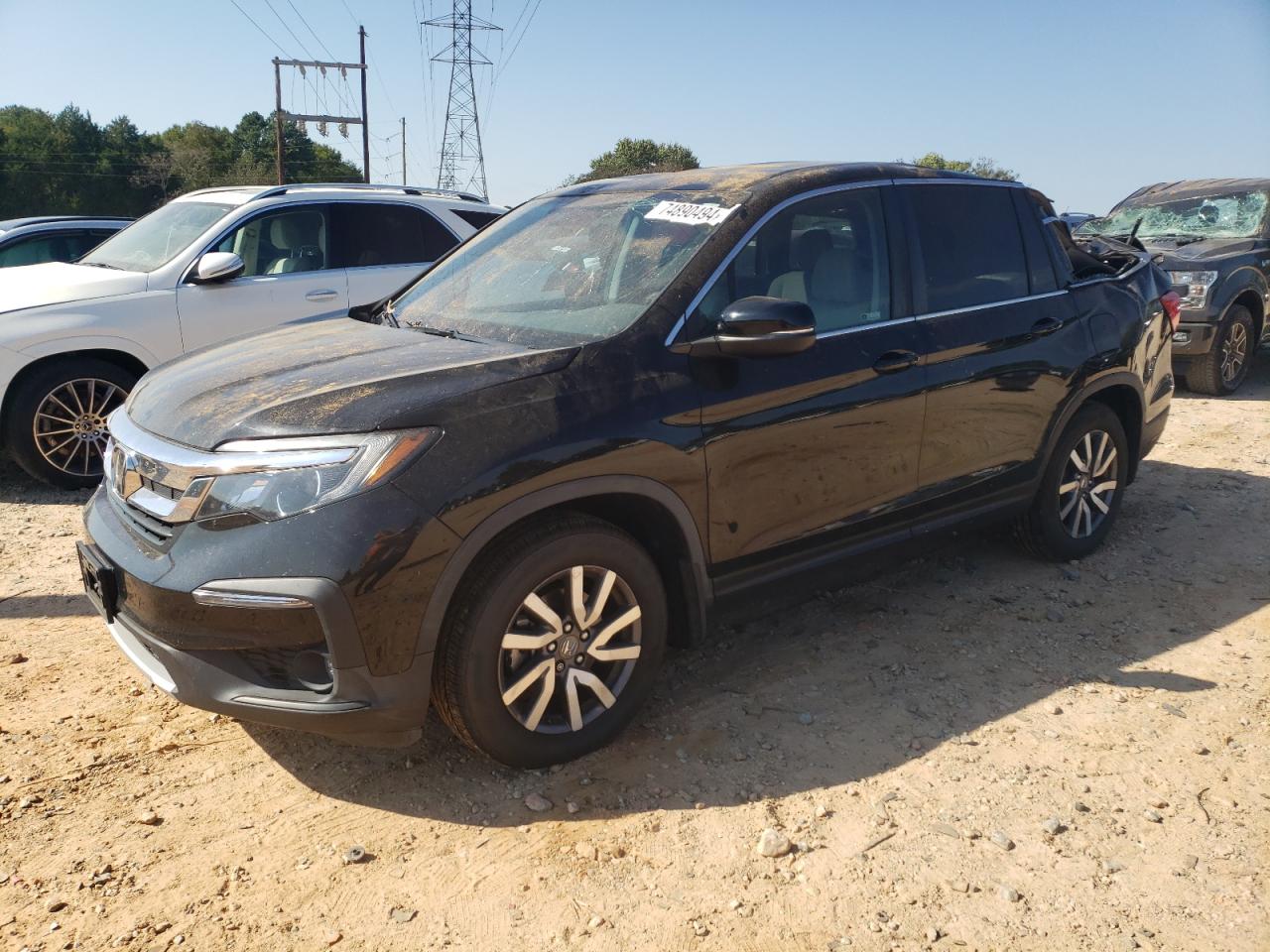 2020 Honda Pilot Ex на продаже в China Grove, NC - Top/Roof