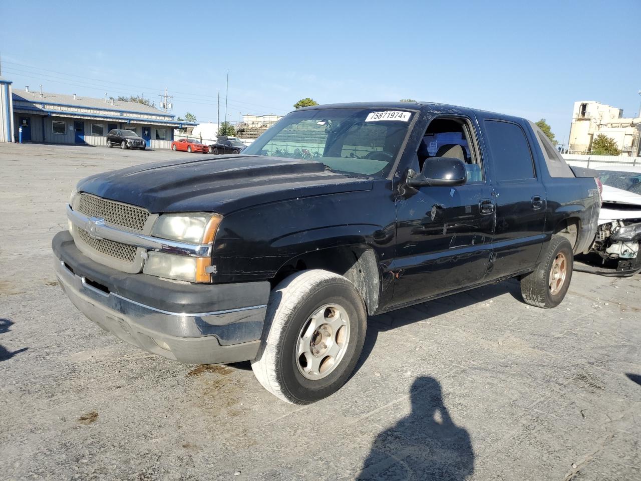 2003 Chevrolet Avalanche C1500 VIN: 3GNEC13T63G285464 Lot: 75871974