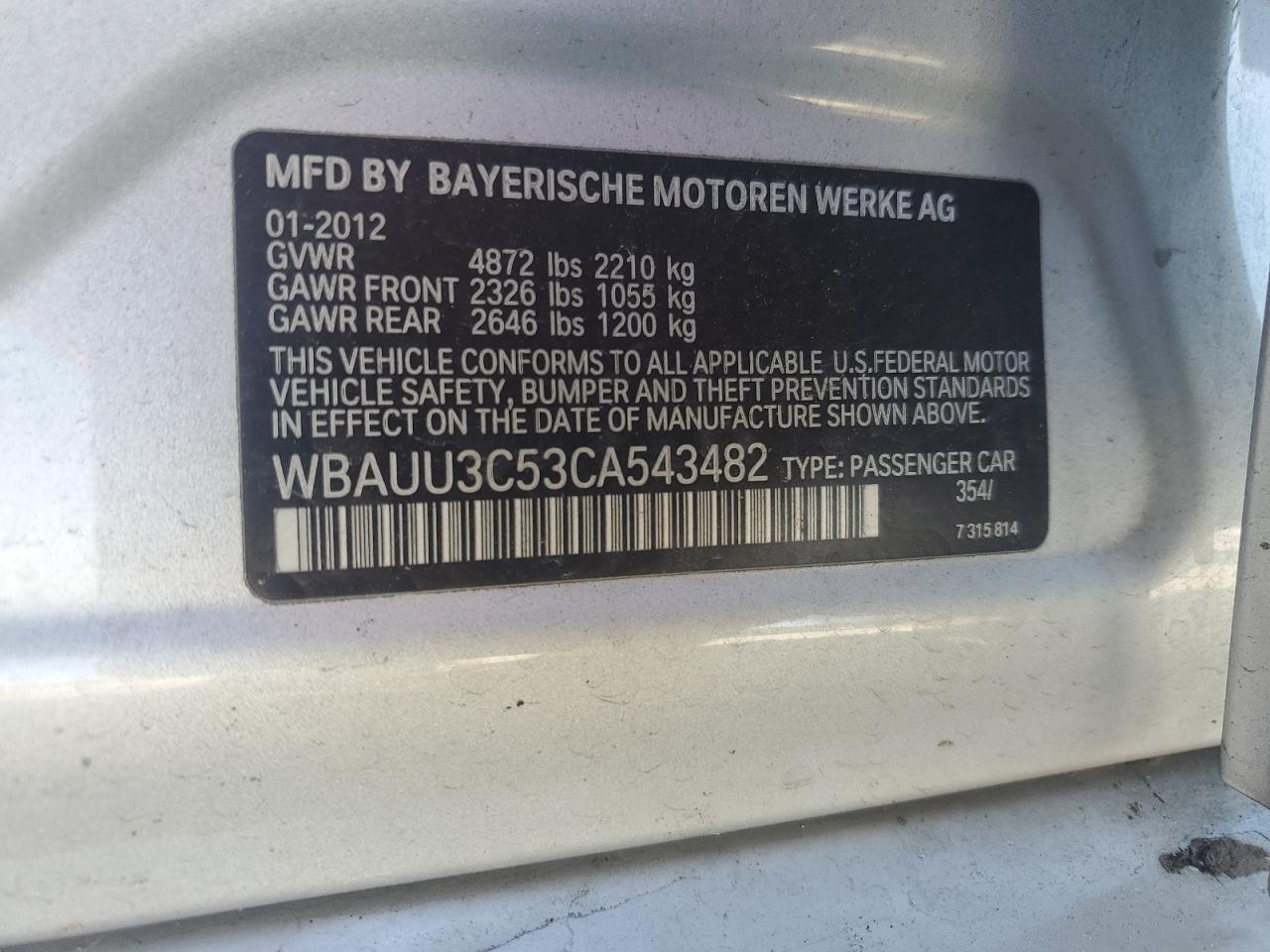 2012 BMW 3er - Image 12
