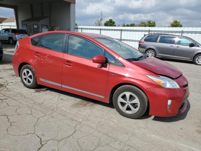  TOYOTA PRIUS 2012 Червоний