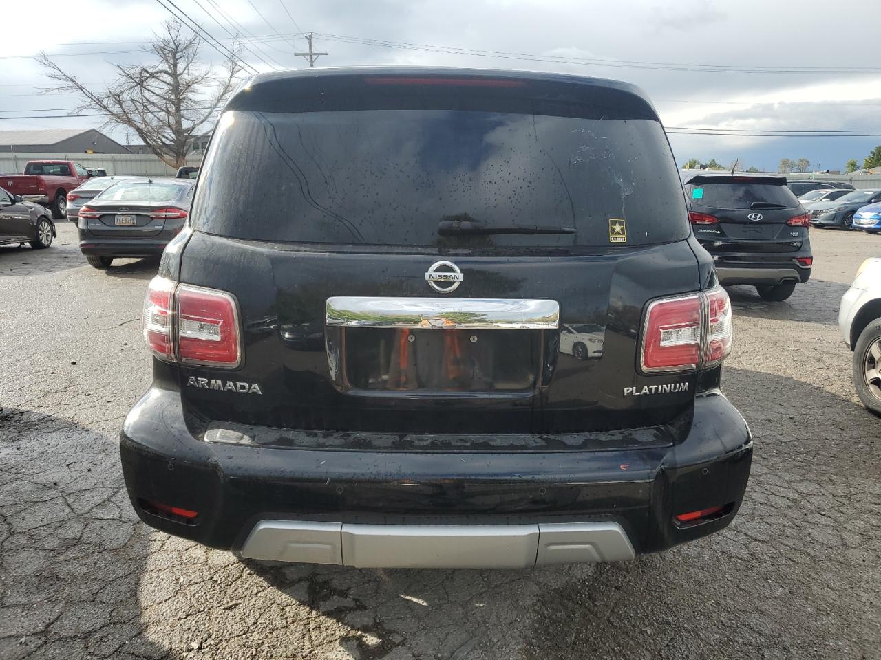 2017 Nissan Armada Platinum VIN: JN8AY2NF7H9300121 Lot: 75841334