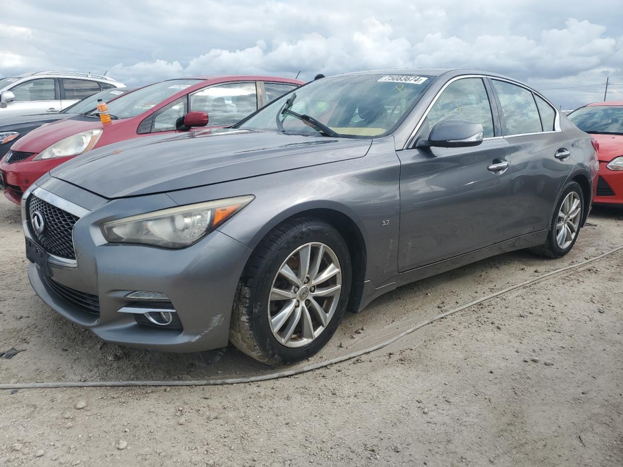 2014 Infiniti Q50 Base VIN: JN1BV7AR4EM694677 Lot: 75083674