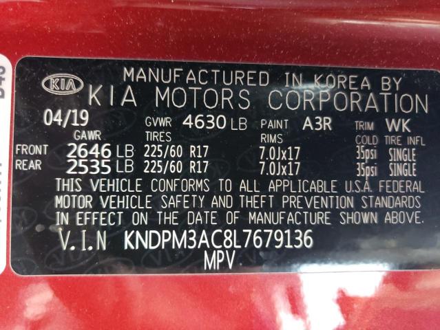 KNDPM3AC8L7679136 Kia Sportage L 14