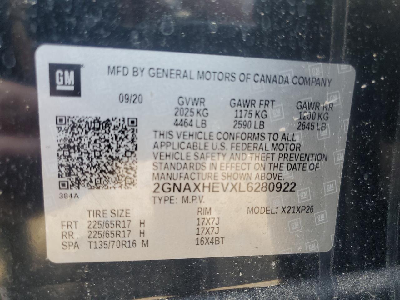 2020 Chevrolet Equinox - Image 13