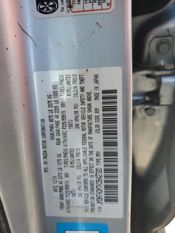 JM3KFADM7K0542720 2019 Mazda Cx-5 Grand Touring