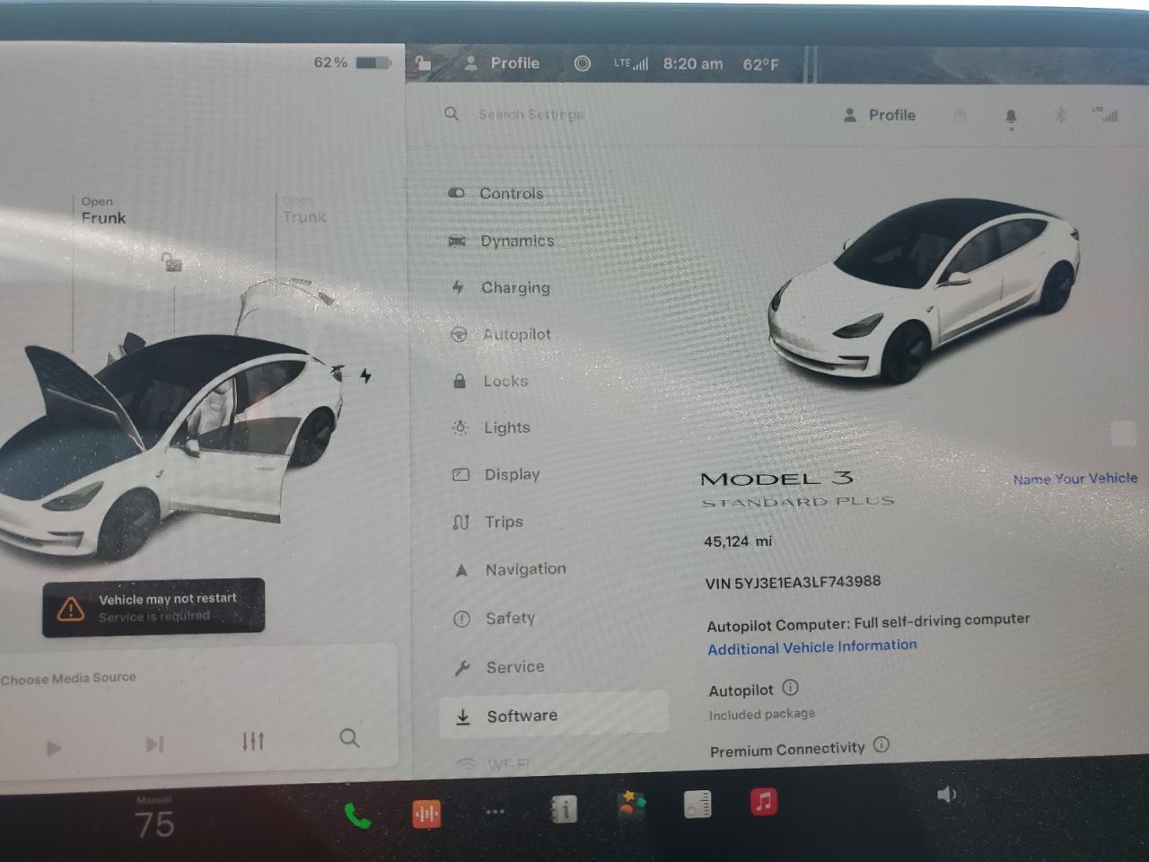 2020 Tesla Model 3 VIN: 5YJ3E1EA3LF743988 Lot: 70245284