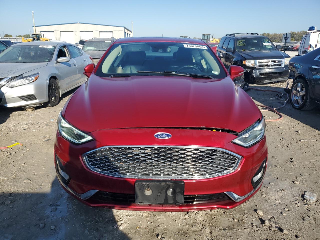 2019 Ford Fusion Titanium VIN: 3FA6P0RU6KR235393 Lot: 74829464