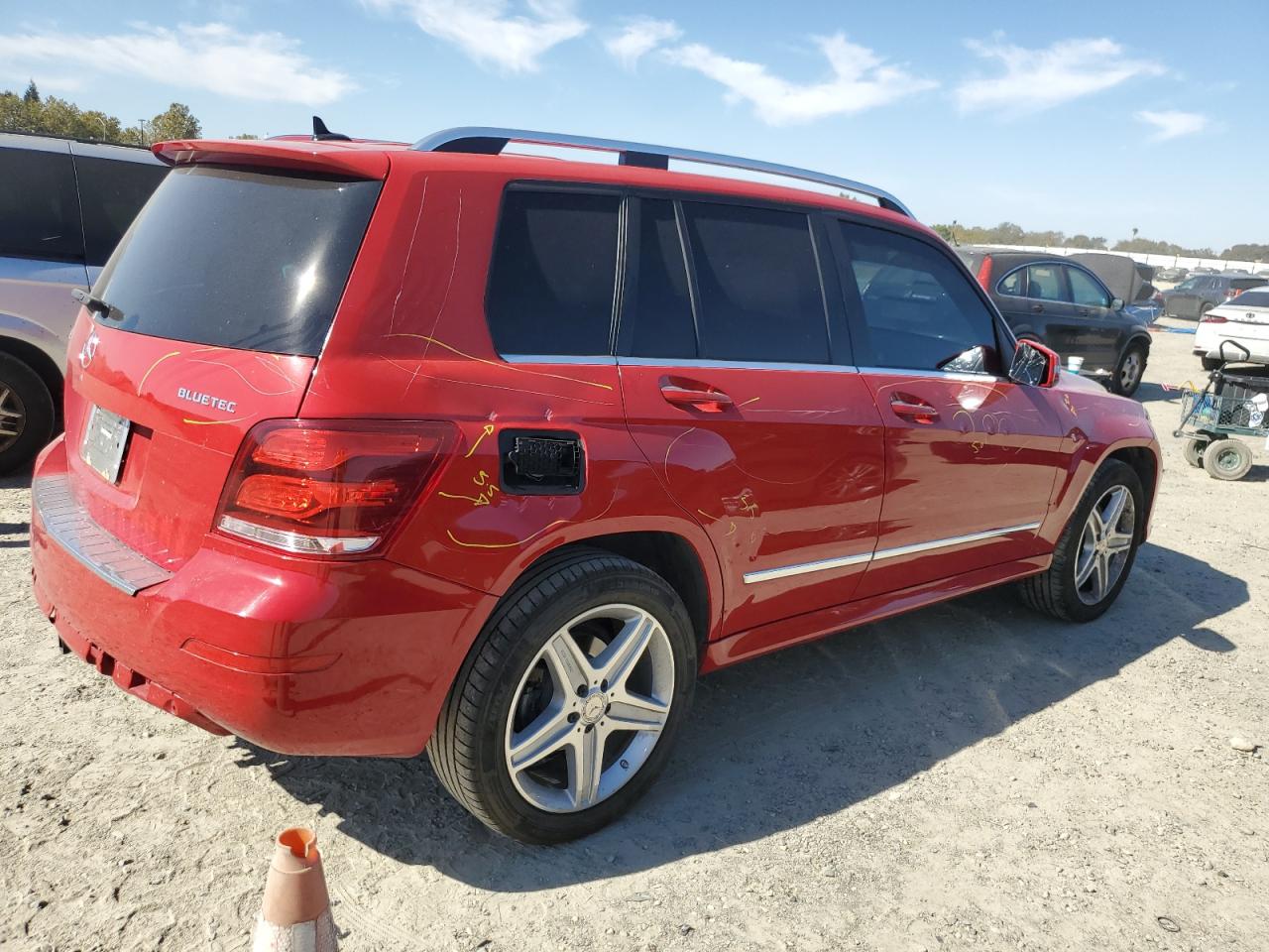 VIN WDCGG0EBXEG337224 2014 MERCEDES-BENZ GLK-CLASS no.3