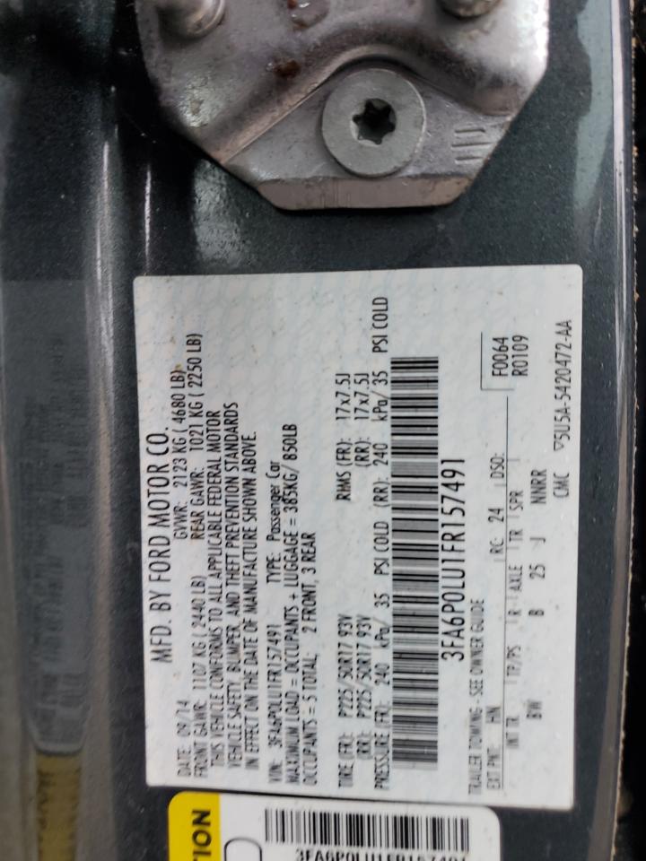 3FA6P0LU1FR157491 2015 FORD FUSION - Image 13